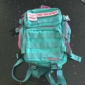 Wolfpak 9L Mini Backpack Miami Vice Turquoise/Neon Pink